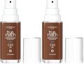 L'Oréal Paris True Match Super-Blendable Foundation, Medium Coverage Liquid Foundation Makeup with SPF 17, C9.5, Deep, 1 Fl Oz (Pack of 2)