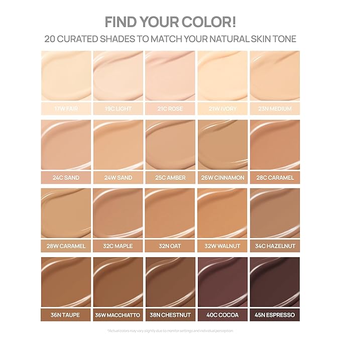BANILA CO Covericious Ultimate Cover Cushion | Up to 100HR Long-Wear Foundation | 20 Shades for All Skin Tones | Matte & Lightweight Finish | Korean Cushion Foundation (14g / 0.49 oz), 24W SAND