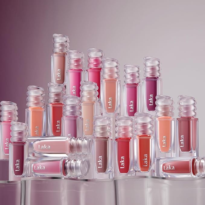 Laka Maxi Glayer Tint 3.8g/0.13oz., Glass Layer of Gloss, Ultra Glow & Vivid Layerable Pigments, High Shine Lip Oil, K-Beauty (#610 Dash)