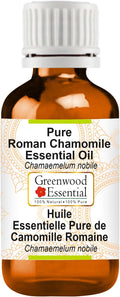 Greenwood Essential Pure Roman Chamomile Essential Oil (Chamaemelum nobile) Steam Distilled 30ml (1.01 oz)