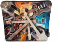 Rock Guitar Makeup Bag For Women, Adorable Cosmetic Bag Makeup Bags, Lightning Music Guitar Zipper Bag Travel Bags Toiletry Organizers Pouch Bags Washing Bags For Gym Bathroom