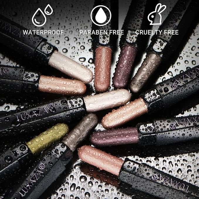 6PCS Champagne Pink Eyeshadow Stick Makeup Sets, Long Lasting Cream Shadow,Metallic And Matte Shimmer Eye Shadow Eye Brightener Stick Pencil Crayon, B04-Champagne Pink