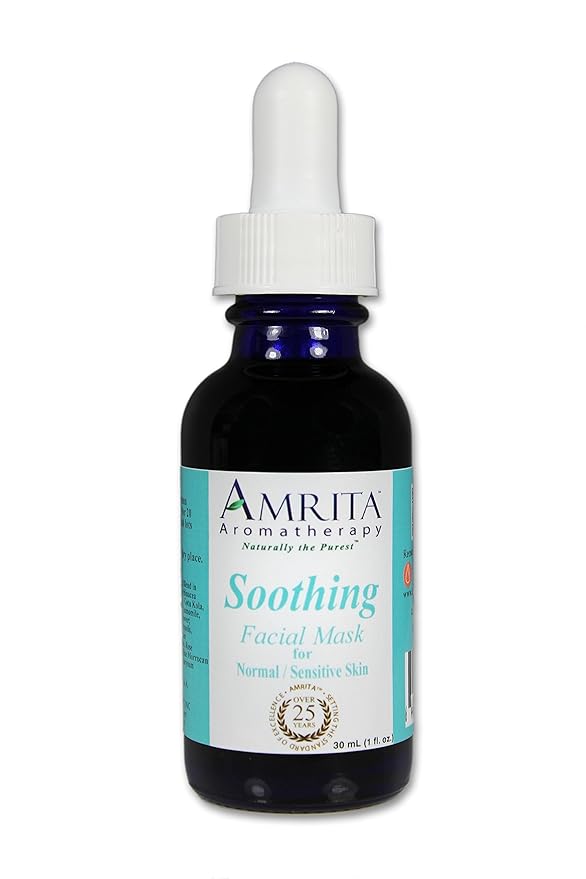 Soothing Facial Mask (For Sensitive to Normal Skin) - Blended with Premium Therapeutic Quality Essential Oils - SIZE: 30ML