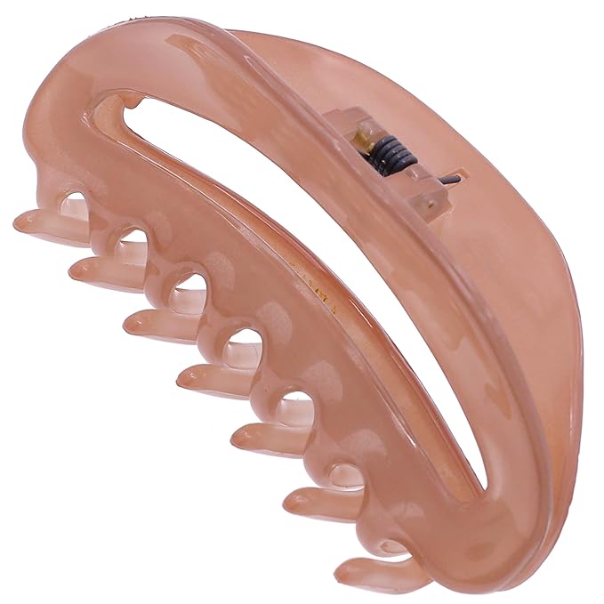 Camila Paris CP3123 French Hair Clip for Women, Nude, Girls Hair Claw Clip Jaw Fashion Durable and Styling Hair Accessories for Women, Luxury Ladies Strong Hold No Slip Grip Clamp, Made in France
