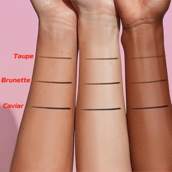 Makup Beauty Skinny Brow - Ultra Thin Eyebrow Pencil, Waterproof, Precise Micro Brow Pencil creates Hair-like Strokes for Full, Natural Brows Medium Dark Brown (Brunette)