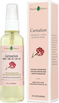 Carnation Linen & Room Spray, Natural Aromatic Bathroom Spray Made with Pure Essential Oils, Refreshing Home Fragrance