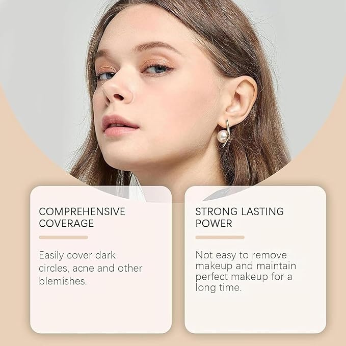 Luminance Under Eye Brightener, Dark Circle Coverage, Moisturizing Waterproof Foundation Concealer