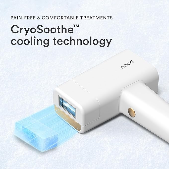 Nood™ Flasher Pro — IPL Laser Hair Removal Device & Anti-Aging Red Light Therapy for Women & Men — Pain-free & Permanent, Visible Results After First Use & Works Everywhere Hair Grows — Matte Black