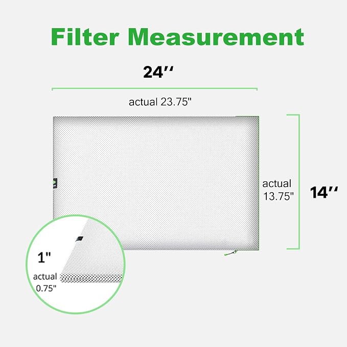 Reair 14x24x1 Air filter, Washable and Reusable Air Filter 14x24x1 - Image 6
