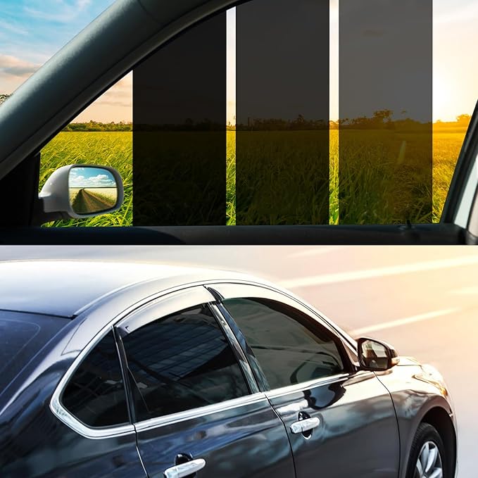 Vepagoo 20% VLT Ceramic Car Window Tint Film (60" x 100FT) - Heat & Glare Reduction, Blocks UV & IR Rays, Scratch Resistant, Privacy Car Window Tint Fit for Sedan SUV