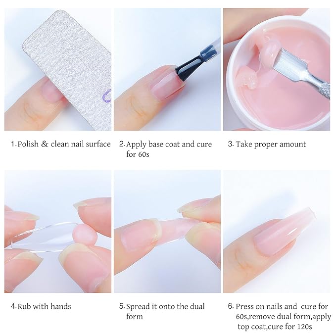 Solid Builder Gel for Nails,3 colors Aurora Non-Sticky Hand Sculpting Gel For Nail Art,Super Strong Long Lasting Adhesive for Press on and Acrylic Nails, 3D Sculpting for DIY Home and Salon Use