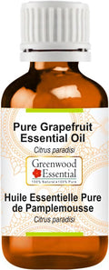 Greenwood Essential Pure Grapefruit Essential Oil (Citrus paradisi) Steam Distilled 50ml (1.69 oz)