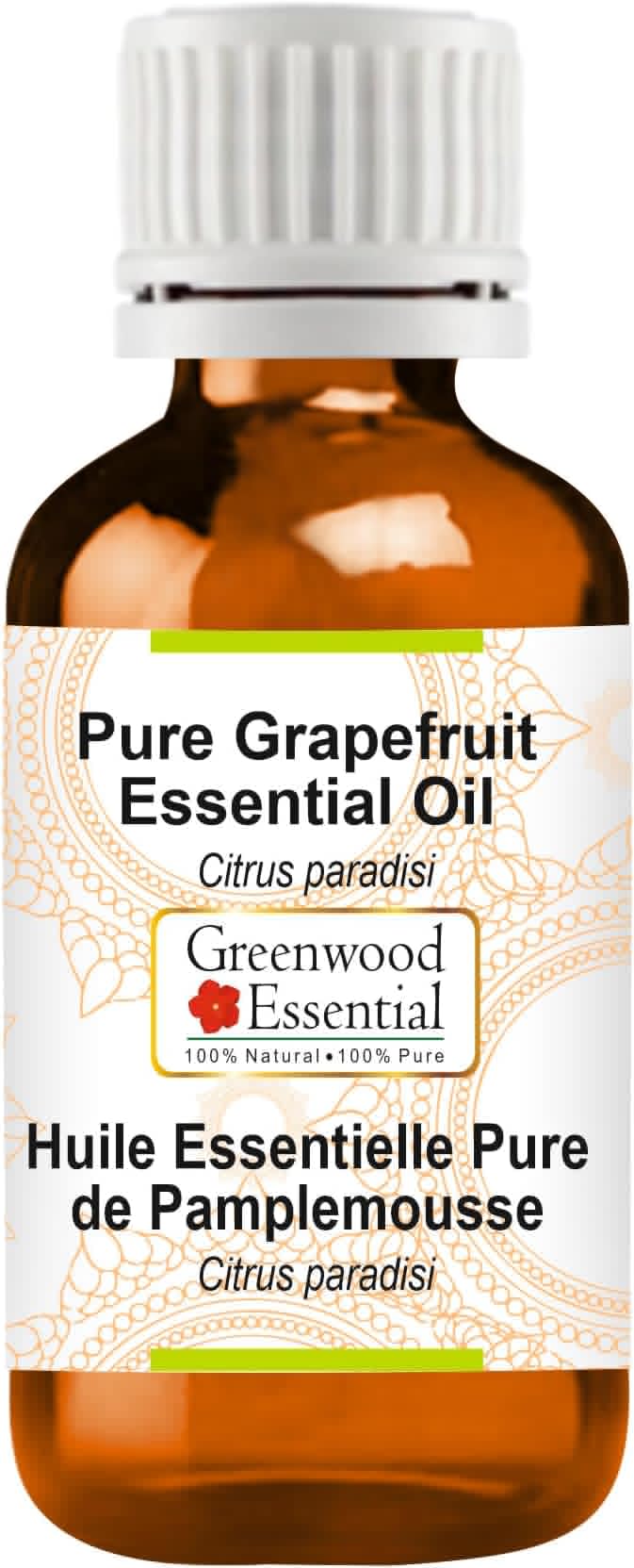 Greenwood Essential Pure Grapefruit Essential Oil (Citrus paradisi) Steam Distilled 50ml (1.69 oz)