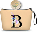 Birthday Inspirational Bridesmaid Proposal Team Small Gifts for Women Mom Aunt Teacher Sister Coworkers Makeup Cosmetic Bag Travel with Mirror Mothers Day Christmas Graduation B