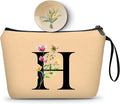 Birthday Inspirational Bridesmaid Proposal Team Small Gifts for Women Mom Aunt Teacher Sister Coworkers Makeup Cosmetic Bag Travel with Mirror Mothers Day Christmas Graduation H