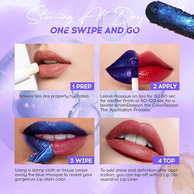 2025 New Peel Off Lip Stain Lip Tint, Matte Natural Mist Lip Tinted, Waterproof Long-Lasting Tear-off Lip Gloss, All-Day Vibrant Kiss-Proof Lip Stain,Smudge & Transfer Proof Lip Stains Masque（10# ）