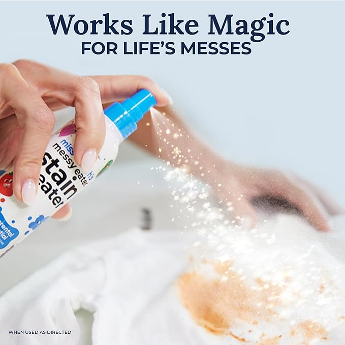 Miss Mouth's Messy Eater Stain Treater Ultimate Refill Bundle with - 4oz 3 Pack Stain Remover and 16oz Refill Pouch