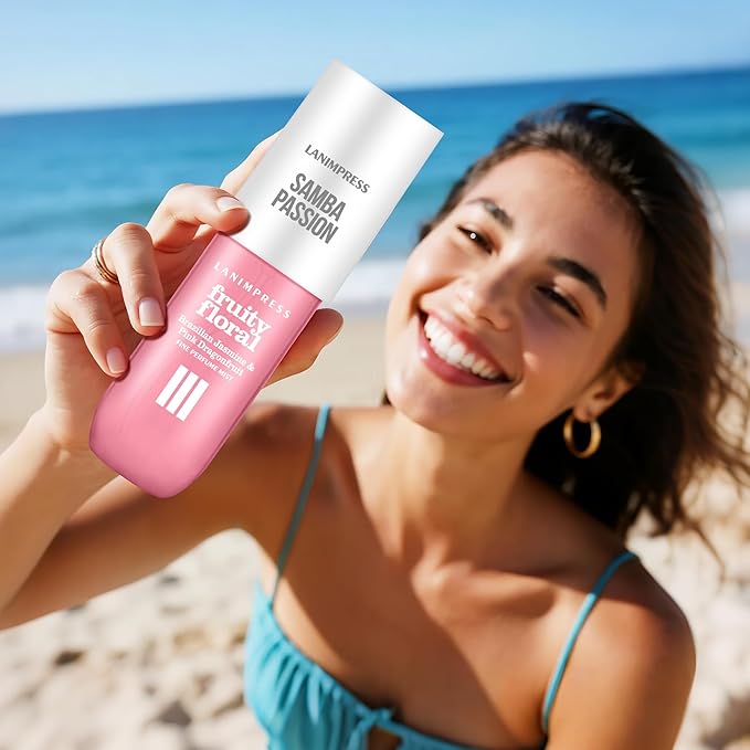 Perfume - No.3，Body Spray For Women（Eau De Perfum） Hair & Body Fragrance Mist，Fresh Fruity & Floral Flavors Gourmet Tune（Red Pitaya + Vanilla + Jasmine ） Perfumes For Women（3 fl oz）