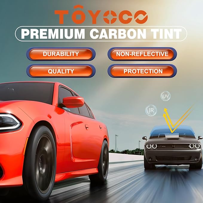 Car Window Tint Film-35% VLT Premium Cabon Tinting Roll | 36IN x 100FT| UV Shielding| Heat Resistance| Enhanced Privacy| Scratch Resistant| Professional Quality Window Tint Film for Auto