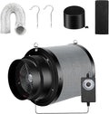 MELONFARM Air Filtration Kit 6", Built-in 14cm Fan Low Nois Carbon Filter by MELONFARM