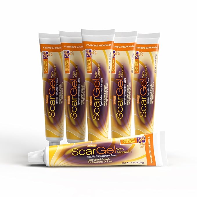 Natureplex Scar Gel 1.25 oz (6 Pack) – Clinically Proven Formula for Old & New Scars – Reduces Appearance of Scars from Surgery, Burns, Acne, Injury & Stretch Marks