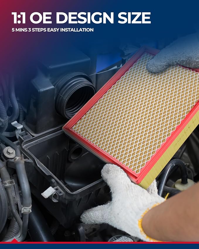 KAX Engine air Filter, CA10677 Replacement - Image 7