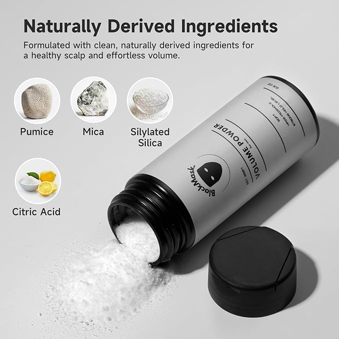 Texture Powder for Men, Easy to Apply - Instantly Adds Texture & Volume, All-Natural Ingredients, Strong Hold, Hair Powder for Men