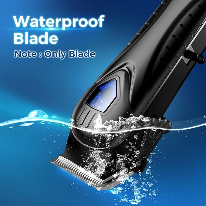 Chicclly Professional Hair Clippers for Men&Women, Low Noise Hair Cutting Kit with 10 Color Combs, LED Display, Gifts for Men, 5H Cordless Clippers and Trimmers Set with Scissors,Cape