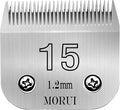 15 Cut Length 3/64"(1.2mm) Detachable Pet Dog Clipper Blades UltraEdge Series Clipper Blades for Dog Grooming Compatible with Most Andis,Oster A5 Wahl KM Series Clippers