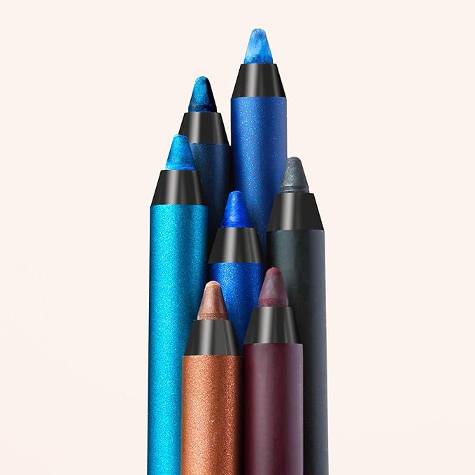 Colorbar Just Smoky Eye Pencil - Eyeliner Pencil with Built-in Smudger - Waterproof Formula - Matte Finish - 001 Just Black - 0.04 oz