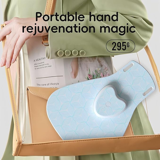Red Light Therapy Glove for Hands - 630nm & 830nm LED Device for Pain Relief & Skin Rejuvenation, Rechargeable Hand Care with Auto Shut-Off