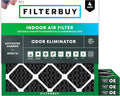 Filterbuy 12x12x1 Air Filter MERV 10 Odor & Allergy Defense by Filterbuy