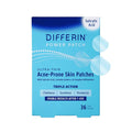 Differin Acne Patches, Pimple Patches for Acne Prone Skin, Formulated with Salicylic Acid and Centella, Fast Triple Action Power Patch for Day & Night, Dermatologist Tested, 36 Count (Pack of 12)