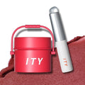 ITY Velvet Matte Finish Lip Stain-Mousse Textured Pudding Pot Lip Clay with Brush, Red Shade, Dual-Use as Lipstick and Blush, Conceals Lip Lines, Rich Pigment, 0.21 oz (6g) in Cherry Bliss
