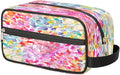 Abstract Art Rainbow Butterfly Travel Toiletry Bag for Women Men Lightweight Cosmetic Makeup Bag Organizer Waterproof Shaving Bag Dopp Kit with Large Capacity for Toiletries and Shaving Accessories