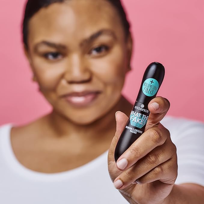 essence | What the Fake! Volumizing & Lengthening Fiber Mascara | Paraben Free | Cruelty Free (Pack of 2)