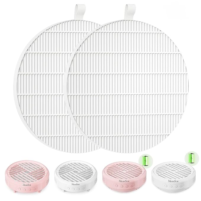 MelodySusie SProR Nail Dust Collector Replacement Filter,2 Pack Reusable Dust Filter for MelodySusie SProR Nail Dust Vacuum Fan Collector Extractor Electric Dust Suction Machine