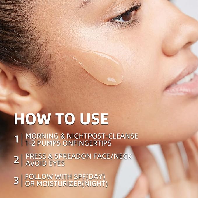 Super 22% Vitamin C Retinol Serum for Face: Advance Anti-Aging & Brightening Formula with Hyaluronic Acid, Niacinamide, Collagen, Peptides - Hydrates, Smooths, Targets Age Spots, Wrinkles, 1.7 Fl Oz