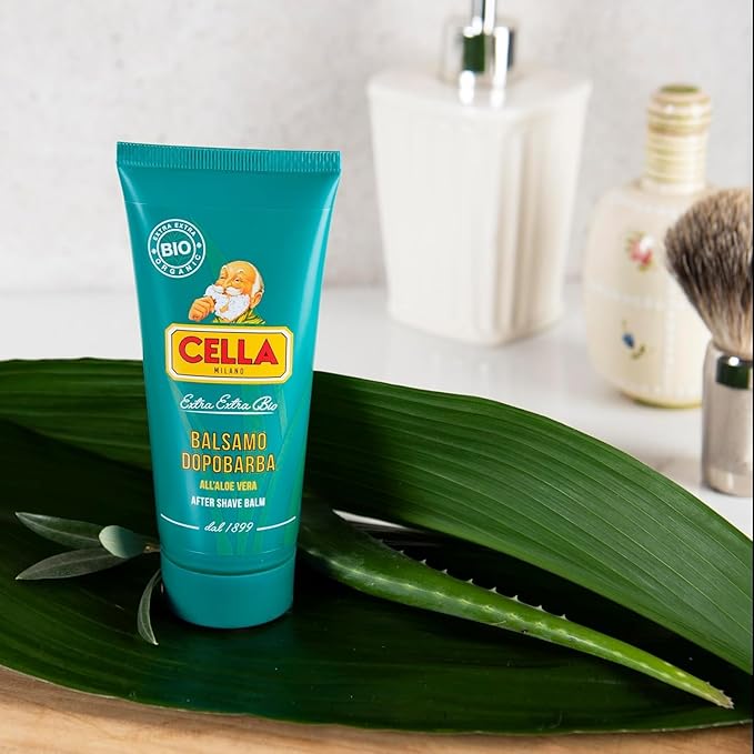 Cella Milano Aftershave Balm – Soothing & Hydrating Post-shave Formula for All Skin Types, Enriched with Aloe Vera, 100 ml – Irrestistible Pink Pepper & Precious Woods Scent, Made in Italy