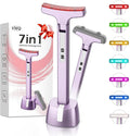 Red Light Therapy for Face, Eyes and Neck, Red Light Therapy Wand, 7 Color Led Light Therapy for Face, Red Light Therapy at Home for Face Lift, Firm, Smooth, Skin Care Massage Tools