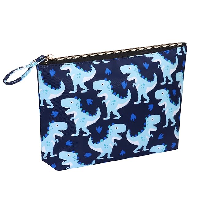 Travel Cosmetic Bag Anti-water Makeup Case Small Pouch Gift Women, Dinosaur