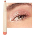 Eyeshadow Pencil Makeup, Waterproof Hypoallergenic Long Lasting Crayon, Highlighter Matte Cream Eye Shadow Stick, Glitter Primer Palette Shimmer Eyeliner Pen, Peach Pink