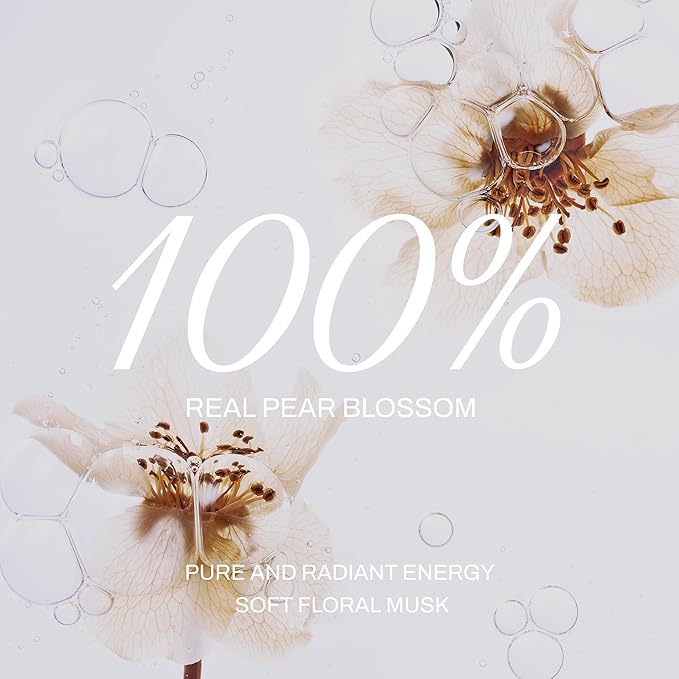 Whamisa Organic Pear Blossom Essence Toner, Fermented Postbiotic Formula for Radiant Skin, Facial Toner, Revitalizing, Hydrating, Moisturizing (160ml)