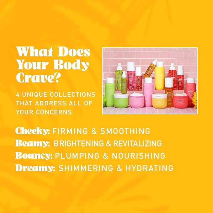 NATURE WELL Cheeky Firming & Moisturizing Body Cream, Lightweight & Quick-Absorbing Formula to Help Visibly Firm & Smooth Skin, Scented with Pistachio, Almond, Coconut, & Salted Caramel,12 Oz