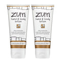 Zum Indigo Wild Hand & Body Lotion - Natural Hand Lotion for Dry Hands - Body Lotion for Women & Men - Body Moisturizers Include Shea Butter - Frankincense & Myrrh Scent - 6 fl oz (2 Pack)
