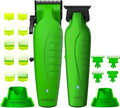 Supreme Trimmer 2-in-1 Vader Clipper & Trimmer Kit | Cordless Beard Trimmer & Mens Clippers Set for Barbers or Home | with DLC Coated Blades | Acid