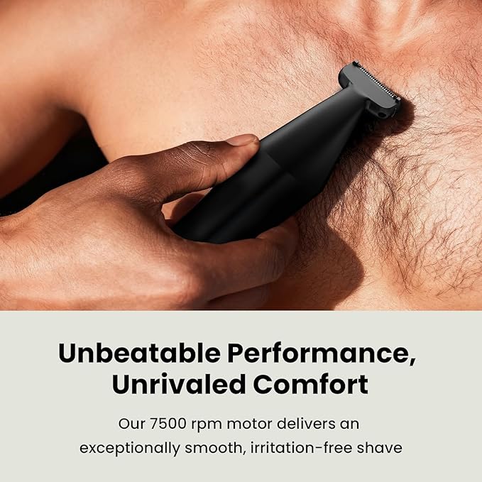 Yineel HC600 Beard Trimmer for Men, All-in-One Cordless Grooming Kit, IPX7 Waterproof Electric Razor & Hair Clipper for Face Mustache Body Nose Hair Trimming, Precision Blades, Gifts for Men Barber