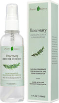 Rosemary Linen & Room Spray, Natural Aromatic Spray Made with 100% Pure Rosemary Essential Oil, Relaxing Home Fragrance (4.06 fl oz)