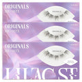 Lilac St - Originals Natural Faux Eyelash Clusters (10mm, 3 Pack) - Natural Look - DIY Lash Extension Wisps - Lightweight & Lifelike - Lasts 10 Days - Cruelty Free, Vegan, Women Founded - 30 Lashes
