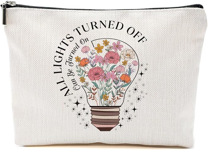 Inspirational Gifts Makeup Bag, Positive Affirmations Cosmetic Bag, Organizer Zipper Pouch Boss Day Mothers Day Birthday Motivational Gifts for Women Friends Sister Coworker Bestie